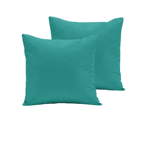 Darrahopens Home & Garden > Bedding Pair of  280TC Polyester Cotton European Pillowcases Teal