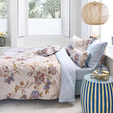 Darrahopens Home & Garden > Bedding PIP Studio Cece Fiore White Cotton Quilt Cover Set King