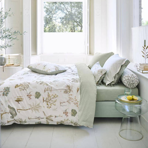Darrahopens Home & Garden > Bedding PIP Studio Giardini di Frutta White Cotton Quilt Cover Set Queen