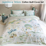 Darrahopens Home & Garden > Bedding PIP Studio Japonica White Quilt Cover Set King