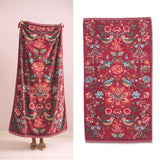 Darrahopens Home & Garden > Bedding PIP Studio Oh My Darling Red Cotton Beach Towel 100cm x 180cm