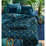 Darrahopens Home & Garden > Bedding PIP Studio Singerie Dark Blue Cotton Quilt Cover Set Queen