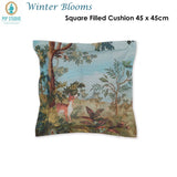 Darrahopens Home & Garden > Bedding PIP Studio Winter Blooms Multi Cotton Cover Square Cushion