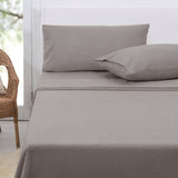 Darrahopens Home & Garden > Bedding Polar Fleece Sheet Set King 36cm Wall with King Pillowcases Taupe