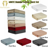 Darrahopens Home & Garden > Bedding Ramesses 400TC Bamboo/Cotton Sheet Set Charcoal QUEEN