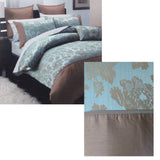 Darrahopens Home & Garden > Bedding Regal Blue Polyester Cotton Jacquard Quilt Cover Set Double