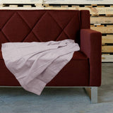Darrahopens Home & Garden > Bedding Retro Home Portsea Faux Suede Throw 140x170 cm Blush
