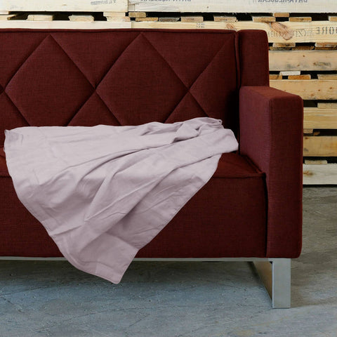 Darrahopens Home & Garden > Bedding Retro Home Portsea Faux Suede Throw 140x170 cm Blush