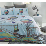 Darrahopens Home & Garden > Bedding Retro Home Quilt Cover Set Carnival KING