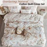 Darrahopens Home & Garden > Bedding Riviera Maison Everlasting Natural Cotton Quilt Cover Set Queen