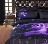 Darrahopens Home & Garden > Bedding Rose Double Size Quilt Doona Duvet Cover Set