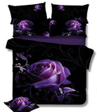 Darrahopens Home & Garden > Bedding Rose Double Size Quilt Doona Duvet Cover Set