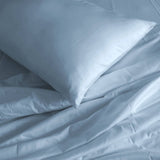 darrahopens Home & Garden > Bedding Royal Comfort 1000 Thread Count Bamboo Cotton Sheet and Quilt Cover Complete Set - King - Blue Fog