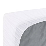 darrahopens Home & Garden > Bedding Royal Comfort 1000GSM Luxury Bamboo Covered Mattress Topper Ball Fibre Gusset - Single - White