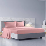 darrahopens Home & Garden > Bedding Royal Comfort 1000TC Hotel Grade Bamboo Cotton Sheets Pillowcases Set Ultrasoft - King - Blush