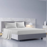 darrahopens Home & Garden > Bedding Royal Comfort 1000TC Hotel Grade Bamboo Cotton Sheets Pillowcases Set Ultrasoft - King - Cool Grey