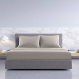 darrahopens Home & Garden > Bedding Royal Comfort 1000TC Hotel Grade Bamboo Cotton Sheets Pillowcases Set Ultrasoft - King - Dove