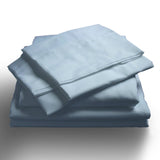 darrahopens Home & Garden > Bedding Royal Comfort 1000TC Hotel Grade Bamboo Cotton Sheets Pillowcases Set Ultrasoft - Queen - Blue Fog