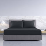 darrahopens Home & Garden > Bedding Royal Comfort 1000TC Hotel Grade Bamboo Cotton Sheets Pillowcases Set Ultrasoft - Queen - Charcoal