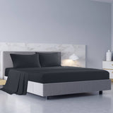 darrahopens Home & Garden > Bedding Royal Comfort 1000TC Hotel Grade Bamboo Cotton Sheets Pillowcases Set Ultrasoft - Queen - Charcoal