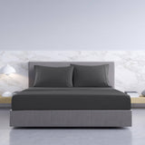 darrahopens Home & Garden > Bedding Royal Comfort 1000TC Hotel Grade Bamboo Cotton Sheets Pillowcases Set Ultrasoft - Queen - Pewter