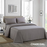 darrahopens Home & Garden > Bedding Royal Comfort 1200 Thread Count Sheet Set 4 Piece Ultra Soft Satin Weave Finish - Double - Charcoal