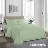 darrahopens Home & Garden > Bedding Royal Comfort 1200 Thread Count Sheet Set 4 Piece Ultra Soft Satin Weave Finish - King - Sage Green