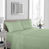 darrahopens Home & Garden > Bedding Royal Comfort 1200 Thread Count Sheet Set 4 Piece Ultra Soft Satin Weave Finish - King - Sage Green