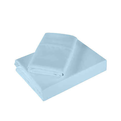 darrahopens Home & Garden > Bedding Royal Comfort 1200 Thread Count Sheet Set 4 Piece Ultra Soft Satin Weave Finish - King - Sky Blue