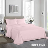 darrahopens Home & Garden > Bedding Royal Comfort 1200 Thread Count Sheet Set 4 Piece Ultra Soft Satin Weave Finish - Queen - Soft Pink