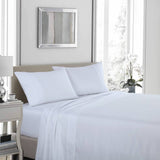 darrahopens Home & Garden > Bedding Royal Comfort 1200 Thread Count Sheet Set 4 Piece Ultra Soft Satin Weave Finish - Queen - White
