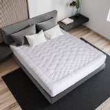 darrahopens Home & Garden > Bedding Royal Comfort 1200GSM Deluxe 7-Zone Mattress Topper Luxury Gusset Breathable - Double - White