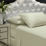darrahopens Home & Garden > Bedding Royal Comfort 1200TC Sheet Set Damask Cotton Blend Ultra Soft Sateen Bedding - King - Pebble