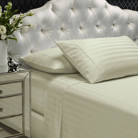 darrahopens Home & Garden > Bedding Royal Comfort 1200TC Sheet Set Damask Cotton Blend Ultra Soft Sateen Bedding - King - Pebble