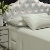darrahopens Home & Garden > Bedding Royal Comfort 1200TC Sheet Set Damask Cotton Blend Ultra Soft Sateen Bedding - Queen - Silver