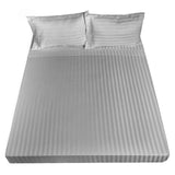 darrahopens Home & Garden > Bedding Royal Comfort 1200TC Sheet Set Damask Cotton Blend Ultra Soft Sateen Bedding - Queen - Silver