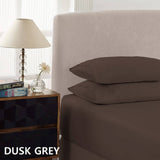 darrahopens Home & Garden > Bedding Royal Comfort 1500 Thread Count Cotton Rich Sheet Set 3 Piece Ultra Soft Bedding - Double - Dusk Grey