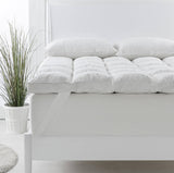 darrahopens Home & Garden > Bedding Royal Comfort 1800GSM Duck Feather Down Topper And 1000GSM 2 Duck Pillows Set - Single - White