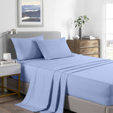 darrahopens Home & Garden > Bedding Royal Comfort 2000 Thread Count Bamboo Cooling Sheet Set Ultra Soft Bedding - King - Light Blue
