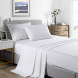 darrahopens Home & Garden > Bedding Royal Comfort 2000 Thread Count Bamboo Cooling Sheet Set Ultra Soft Bedding - King - White