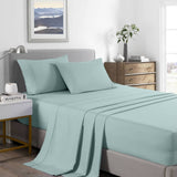 darrahopens Home & Garden > Bedding Royal Comfort 2000 Thread Count Bamboo Cooling Sheet Set Ultra Soft Bedding - Single - Frost