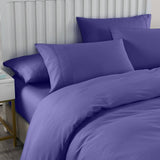 darrahopens Home & Garden > Bedding Royal Comfort 2000TC 6 Piece Bamboo Sheet & Quilt Cover Set Cooling Breathable - Double - Royal Blue