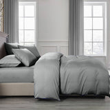 darrahopens Home & Garden > Bedding Royal Comfort 2000TC 6 Piece Bamboo Sheet & Quilt Cover Set Cooling Breathable - Queen - Grey
