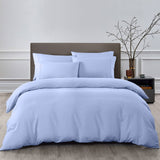 darrahopens Home & Garden > Bedding Royal Comfort 2000TC Quilt Cover Set Bamboo Cooling Hypoallergenic Breathable - King - Light Blue