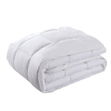 darrahopens Home & Garden > Bedding Royal Comfort 260GSM Deluxe Eco-Silk Touch Quilt 100% Cotton Cover - Double - White