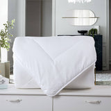 darrahopens Home & Garden > Bedding Royal Comfort 260GSM Deluxe Eco-Silk Touch Quilt 100% Cotton Cover - King - White