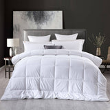 darrahopens Home & Garden > Bedding Royal Comfort 260GSM Deluxe Eco-Silk Touch Quilt 100% Cotton Cover - Single - White
