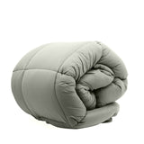 Darrahopens Home & Garden > Bedding Royal Comfort 350GSM Charcoal Bamboo Quilt Luxury Bedding Duvet All Seasons - Double - Charcoal