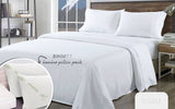 darrahopens Home & Garden > Bedding Royal Comfort Bamboo Blend Sheet Set 1000TC and Bamboo Pillows 2 Pack Ultra Soft - Queen - White