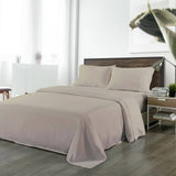 darrahopens Home & Garden > Bedding Royal Comfort Bamboo Blended Sheet & Pillowcases Set 1000TC Ultra Soft Bedding - Double - Warm Grey